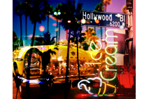 Neon Hollywood Blvd