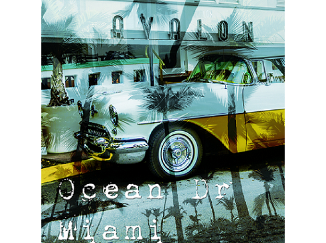 Ocean Drive, Miami Heat the artwork factory